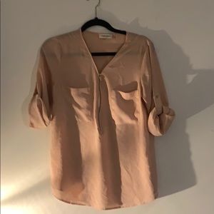 Calvin Klein light pink shirt